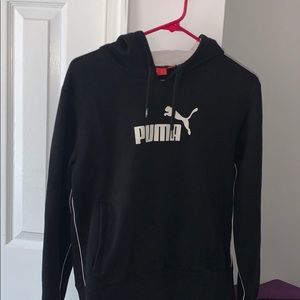 Black puma hoodie
